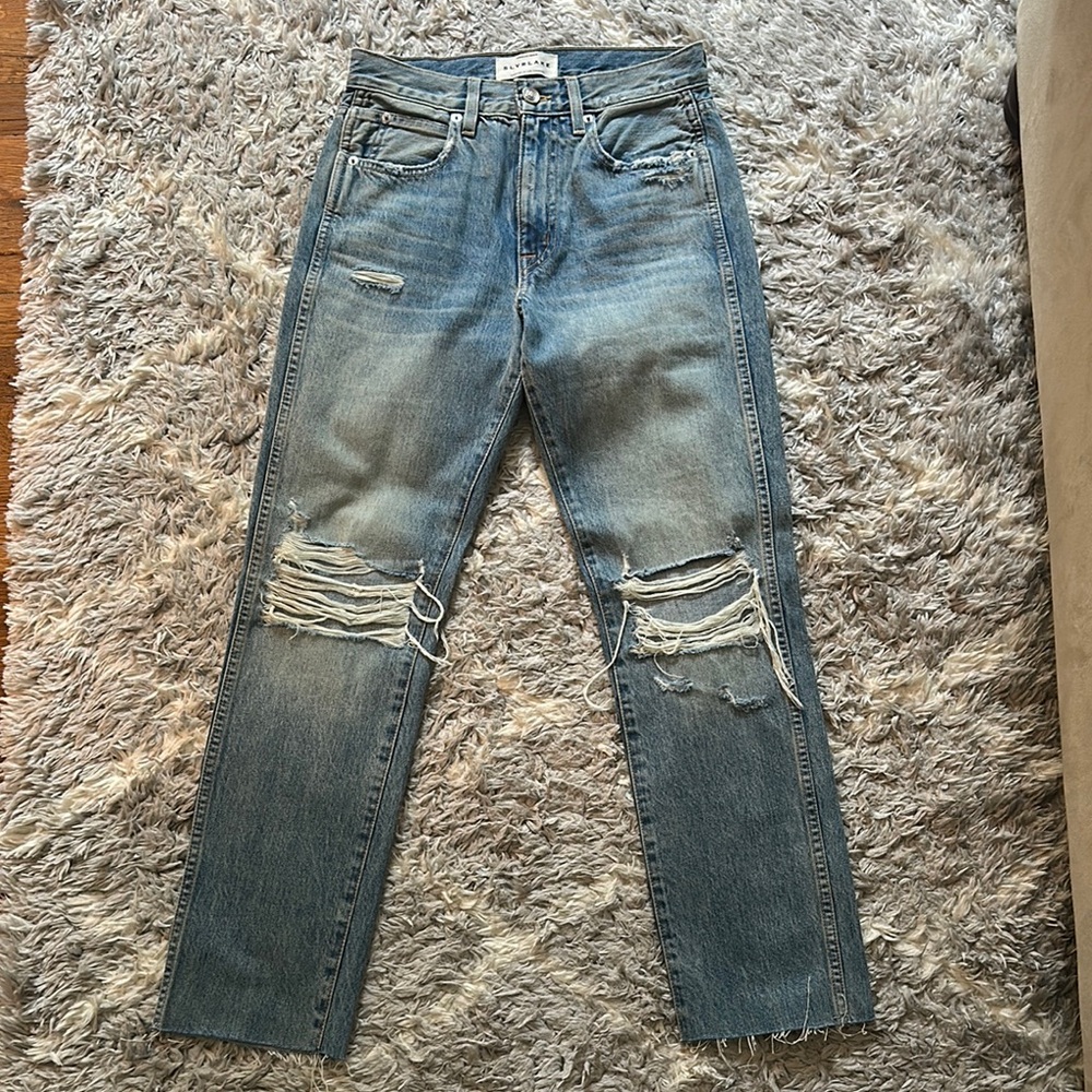 SLVRLAKE Hero Jeans with Authentic Distressing size 25